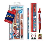 Pyramid International Ensemble de Papeterie Spider-Man - Trousse 5 pièces - Fournitures Scolaires - Produit Officiel