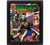 Pyramid International EPPL71095 The Big Bang Theory Comic Bazinga 3D Encadré