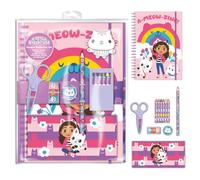 Pyramid International Gabby's Dollhouse Ensemble de Papeterie A4 A-Meow-Zing, Comprend des Crayons, des croyons et Plus Encore, Produit sous Licence Officielle