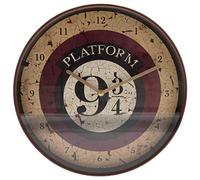 Pyramid International Gamesland Harry Potter - Platform 9 3/4 - Horloge en Plastique diamètre 25cm GP85543 Marron