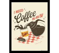 Pyramid International Gilmore Girls (Coffee Iv) Affiche encadrée de Collection 30 x 40 cm Taille Unique