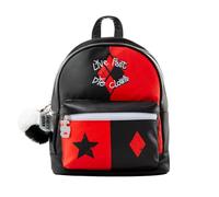 Pyramid International Gp86896 Mixte SQUAD HARLEY QUINN (LIVE FAST DIE CLOWN) Sac à dos tendance, Rouge, Taille unique