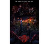 Pyramid International Grupo Erik Poster Stranger Things One Summer, Non-Plastifi233, Multicolore, 91, 5x61cm