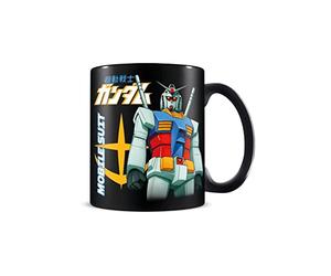 Pyramid International Gundam Mobile Suit Tasse à café en céramique avec coffret cadeau Noir 325 ml