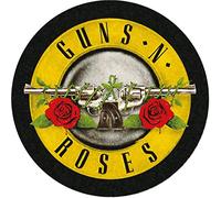 Pyramid International Guns N' Roses Tapis de disque pour mixage, griffoir DJ et écoute à domicile (motif logo) - Produit officiel