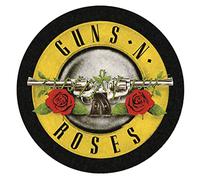 Pyramid International Guns N' Roses Tapis de disque pour mixage, griffoir DJ et écoute à domicile (motif logo) - Produit officiel