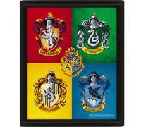 Pyramid International HARRY POTTER 3D Lenticular Poster of Colourful Crests 25cm