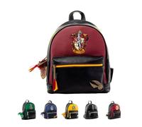 Pyramid International Harry Potter (GRYFFINDOR) Sac à dos tendance - Cuir synthétique de luxe, doublure unique, accessoire zippé assorti, poches intérieures et extérieures, spacieux et emblématique