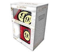 Pyramid International Harry Potter « Platform 9 3/4 » Coffret cadeau - Comprend une tasse de 312 ml, un dessous de verre et un porte-clés - Idéal pour les collectionneurs - Taille unique