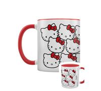 Pyramid International Hello Kitty (Beaucoup de chatons) Tasse intérieure en céramique de couleur rouge - 315 ml - Taille unique