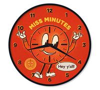 Pyramid International Horloge Murale Loki (Miss Minutes) 25 cm de diamètre - Produit Officiel