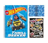 Pyramid International Hot Wheels Carnet de notes à spirales avec autocollants Motif Thrill Seeker Format A5