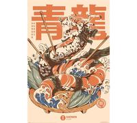 Pyramid International Ilustrata Poster Dragon Sushi