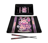 Pyramid International Ilustrata Service à sushi Motif pastèque dans un coffret cadeau