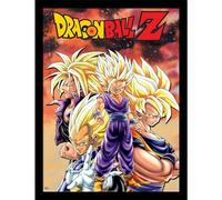 Pyramid International Impression collector Dragon Ball Z Super Saiyan 40 cm x 30 cm, sous licence officielle, œuvre d'art emblématique DBZ pour les fans