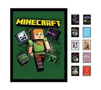 Pyramid International Impression collector Minecraft (Alex) (encadrée) 30 cm x 40 cm - Une superbe œuvre d'art pour améliorer votre collection ou votre espace de vie, taille unique