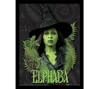 Pyramid International Impression officielle Wicked 2 Collector - (Elphaba Leaves) | Art décoratif de qualité supérieure pour les amateurs de théâtre et les collectionneurs | Poster encadré 30 cm x 40