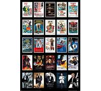 Pyramid International James Bond 007 Poster Collage de 25 Affiches de Film