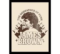 Pyramid International James Brown (GoDFATHER) Imprimé de collection (enchanté)