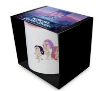 Pyramid International K-POP Chasseurs de Démons (HUNTRIX Chibi) 315 ml Tasse en céramique café avec intérieur coloré - Tasse en céramique premium avec accent intérieur vibrant