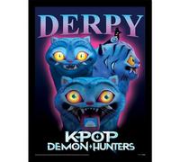 Pyramid International -Kpop Demon Hunter - Maxi Poster encadré 30x40 cm - Derpy