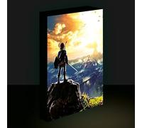 Pyramid International Legend of Zelda - Into The Wilds - Toile Lumineux 40 x 30 cm, Vert ou bleu