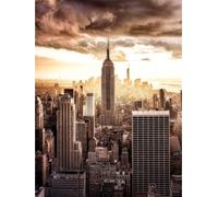 Pyramid International - Leinwanddruck "Top Of The Sunsets" PM6272 (50 cm x 40 cm) (Grau/Orange)