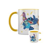 Pyramid International Lilo & Stitch Stitch and Scrump Mug bicolore intérieur jaune