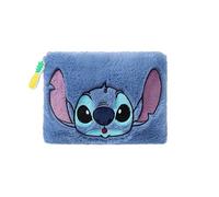 Pyramid International Lilo & Stitch (Stitch) Trousse Plate en Peluche - Poche zippée Douce pour Enfants et Fans - Organiseur de Papeterie Officiel Disney