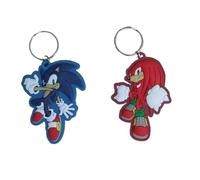 Pyramid International Lot de 2 porte-clés Sonic le hérisson et phalanges, multicolore, taille unique