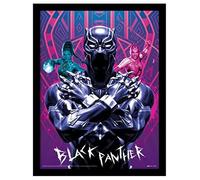 Pyramid International – Poster encadré Marvel Black Panther – Édition collector 30×40 cm
