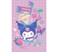 Pyramid International Maxi poster Sanrio (Kuromi - Humeur) - Art mural de qualité supérieure - 90 x 60 cm - Produit sous licence officielle