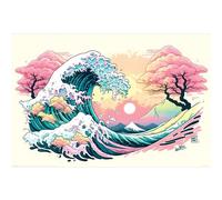 Pyramid International Maxi poster Wave Collection (Pastel Wave) 61 x 91 cm Taille unique