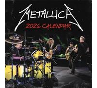 Pyramid International Metallica Calendrier mural carré 2026 - Planificateur mensuel sur 16 mois avec photographie en direct - Cadeau sous licence officielle pour les fans de musique rock