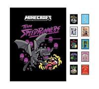 Pyramid International Minecraft (Team Speedrunners) Impression collector (encadrée) 30 cm x 40 cm - Une superbe œuvre d'art pour améliorer votre collection ou votre espace de vie, taille unique