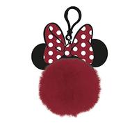 Pyramid International Minnie Mouse (Bow & Ears) Porte-clés Pompon, Multicolore, Taille Unique Mixte