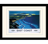 Pyramid International MP10026P-PLEast Coast A3 Framed and Mounted Print memorabilia print affiche encadré avec passe partout