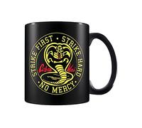 Pyramid International Mug Cobra Kai dans une boîte cadeau (motif emblème) en céramique noire de 325 ml - Produit officiel