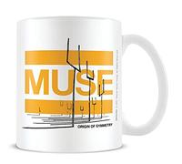 Pyramid International Mug dans un coffret cadeau (Origin of Symmetry Design) en céramique 325 ml - Produit officiel, MG26782, jaune