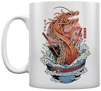 Pyramid International - Mug en céramique - Dragon Ramen Blanc - 315ml - Idée cadeau anniversaire - Licence officielle