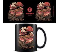 ILUSTRATA DRAGON RAMEN BLACK MUG G