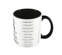 Game of Thrones Tasse For The Throne Intérieur de couleur noire blanc Blanc G