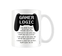 Pyramid International - Mug GAMER LOGIC Taille unique Blanc / Noir