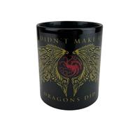 Pyramid International Mug House of The Dragon dans un coffret cadeau (motif ailes de dragon) 325 ml - Marchandise officielle, doré, rouge