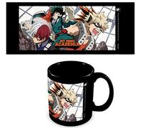 Pyramid International Mug My Hero Academia - 325 ml - Tasse à café en céramique noire dans une boîte cadeau - Produit officiel My Hero Academia