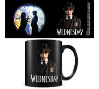 Pyramid International Mug noir Amitié Mercredi - Official Merchandise, céramique, 315 ml, lavable au lave-vaisselle & micro-ondes