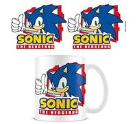 Pyramid International Mug Sonic le hérisson (design Thumbs Up) dans une boîte cadeau - Produit officiel
