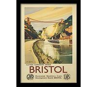 Pyramid International National Railway Museum FP10134P-PL Affiche Encadrée, Multicolore, 30 x 40 cm