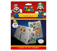 Pyramid International Nintendo Mario - Autocollants Super Mario Royaume Champignon Multicolore RD-RS461456 Taille Unique
