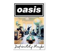 Pyramid International Oasis Definitely Maybe Poster | Couverture d'album culte | Légende Britpop | Décoration murale de qualité supérieure pour les fans | 61 x 91,5 cm